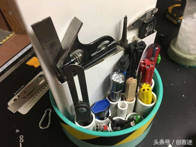 杠鈴居家收納工具制作過程