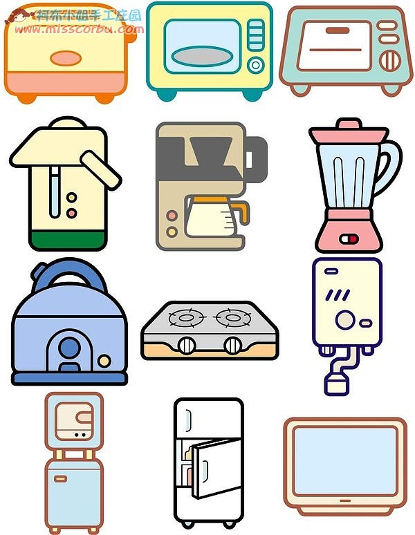 簡單的廚具簡筆畫,如何畫出可愛的美食簡筆畫?