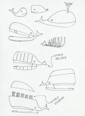 創(chuàng)意辦公用品、辦公用品手繪